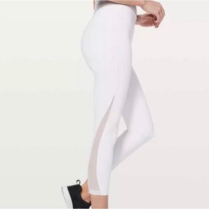 EUC Lululemon side mesh legging size 4